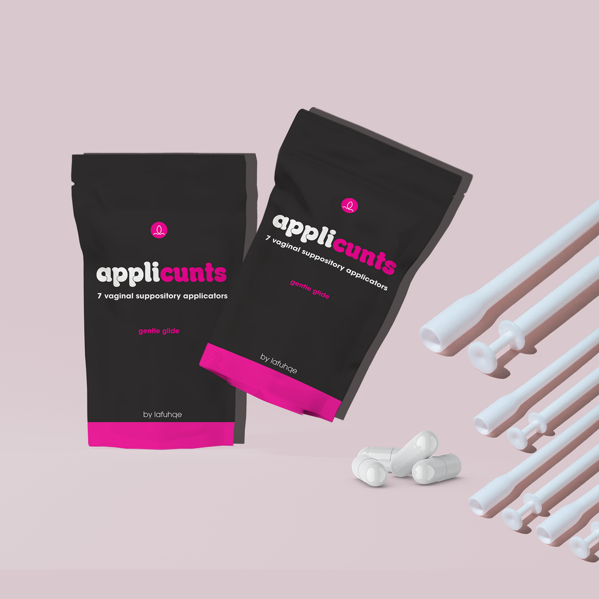 NeuEve Reusable Vaginal Suppository Applicator - 3.5/8" Diameter For Easy Insertion & Clean Use